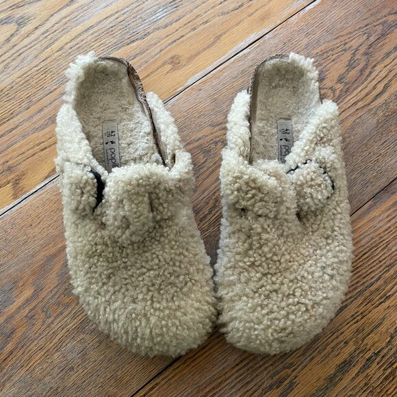 BIRKENSTOCK Papillio shearling clogs/42 - Picture 1 of 11